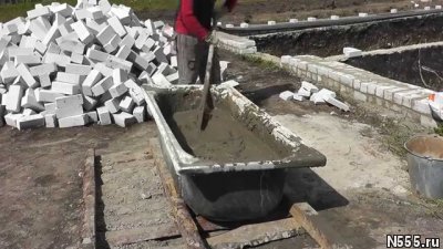 Аренда (прокат) ванны для замешивания бетона фото